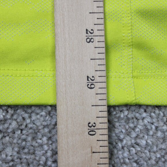 Nike Golf Polo Mens XL Yellow Icon Jacquard Camo Standard Fit Dri-Fit S/S - Picture 14 of 15